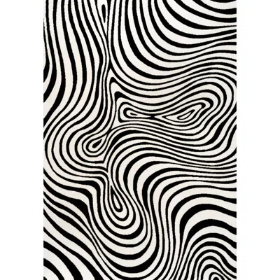 Jonathan Y Maribo High-low Abstract Groovy Striped Indoor/outdoor Area Rug