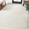 Jonathan Y Maribo High-low Abstract Groovy Striped Indoor/outdoor Area Rug In Neutral