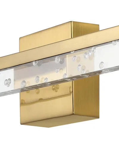 Jonathan Y Mario Led Vanity In Gold