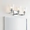 Jonathan Y Marion 21" 3-light Hurricane Metal/glass Vanity Light
