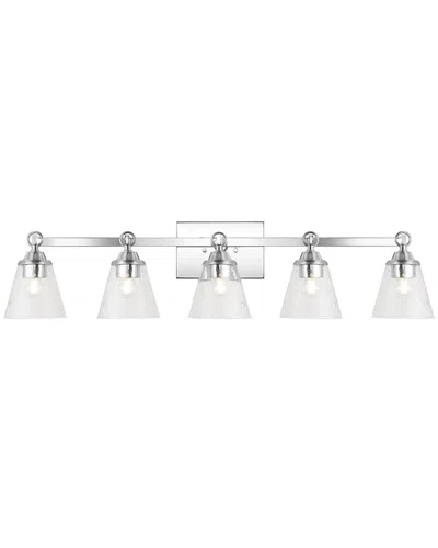 Jonathan Y Marion Vanity Light In Silver