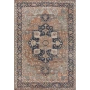 Jonathan Y Maris Ornate Medallion Machine-washable Area Rug In Beige/blue