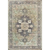 Jonathan Y Maris Ornate Medallion Machine-washable Area Rug In Light Green/tan/blue