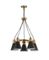 Jonathan Y Markle 22" 5-light Led Pendant