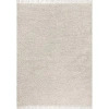Jonathan Y Mercer Shag Plush Tassel Area Rug In Cream