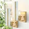 Jonathan Y Mila 5.5" 1-light Modern Coastal Iron/glass Led Sconce