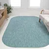 Jonathan Y Miles Modern Minimalist Radius Corner Solid Indoor/outdoor Shaped Area Rug