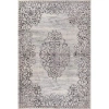 Jonathan Y Minori Filigree Medallion Area Rug In Dark Gray/cream