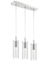Jonathan Y Mium Led Pendant In Silver