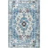 Jonathan Y Modern Persian Boho Vintage Medallion Area Rug In Cream/blue