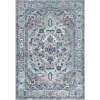 Jonathan Y Modern Persian Vintage Medallion Area Rug In Light Gray/blue