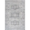 Jonathan Y Modern Persian Vintage Medallion Area Rug In Light Grey