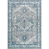 Jonathan Y Modern Persian Vintage Medallion Area Rug In Light Grey/blue