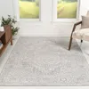 Jonathan Y Modern Persian Vintage Medallion Area Rug In Gray
