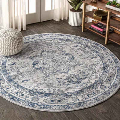 Jonathan Y Modern Persian Vintage Medallion Round Area Rug
