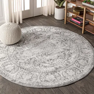 Jonathan Y Modern Persian Vintage Medallion Round Area Rug