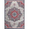 Jonathan Y Modern Persian Vintage Moroccan Medallion Area Rug In Navy/red