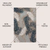 Jonathan Y Montego High-low Tropical Palm Indoor/outdoor Area Rug In Brown/navy/ivory
