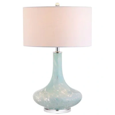 Jonathan Y 29in Montreal Blue Table Lamp In Ice Blue