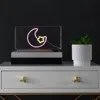 Jonathan Y Moon 11.8" Contemporary Glam Acrylic Box Usb Operated Led Neon Light