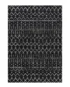 Jonathan Y Moroccan Hype Boho Vintage Diamond Area Rug In Black
