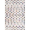 Jonathan Y Moroccan Hype Boho Vintage Diamond Area Rug In Cream/multi