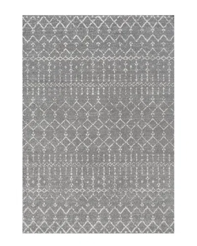Jonathan Y Moroccan Hype Boho Vintage Diamond Area Rug In Gray