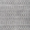 Jonathan Y Moroccan Hype Boho Vintage Diamond Area Rug In Gray/ivory