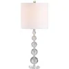 Jonathan Y Nala 28.5" Crystal Led Table Lamp, Clear/chrome In Clear