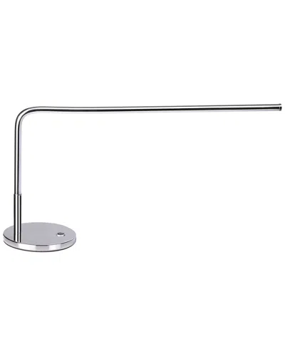 Jonathan Y Natalie 13.5in Led Integrated Task Lamp In Silver