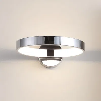 Jonathan Y Nathaniel 12.25" Dimmable Integrated Led Metal Wall Sconce In Gray