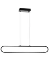 Jonathan Y Ned 39in Dimmable Adjustable Integrated Led Metal Linear Pendant