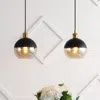 Jonathan Y Nixon 7.5" Adjustable Drop Globe Metal/glass Led Pendant