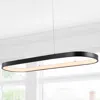 Jonathan Y Nolan 38.75" Modern Bohemian Iron Linear Integrated Led Pendant