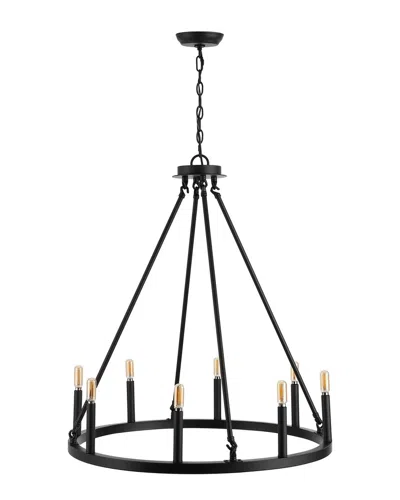 Jonathan Y Oberto 8 Light Led Candelier In Bronze