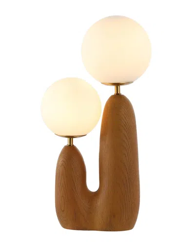 Jonathan Y Oda Table Lamp In Brown