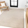 Jonathan Y Odense High-low Minimalist Angle Geometric Indoor/outdoor Area Rug In Neutral