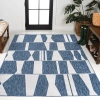 Jonathan Y Odette Modern Geometric Abstract Two-tone Indoor/outdoor Area Rug