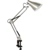 Jonathan Y Odile Classic Industrial Adjustable Articulated Clamp-on Led Task Lamp In Nickel