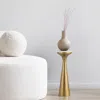 Jonathan Y Oliver Mid-century Glam Retro Metal Drink Table With Marble Top
