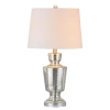 Jonathan Y Olivia 26.5" Glass Led Table Lamp In Mercury Silver