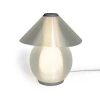 Jonathan Y Opal 13" Modern Contemporary Plant-based Pla 3d Printed Dimmable Led Table Lamp In Light Smoke/gray