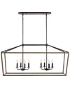 Jonathan Y Oriana 8 Light Led Pendant In Bronze