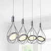 Jonathan Y Orion 29" Adjustable Modern Integrated 4-light Linear Led Metal Pendant