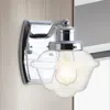 Jonathan Y Orleans 7" 1-light Iron/glass Schoolhouse Led Vanity Light