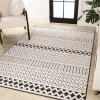 Jonathan Y Ormond High-low Modern Trellis Geometric Indoor/outdoor Area Rug In Cream/black