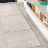 Jonathan Y Ormond High-low Modern Trellis Geometric Indoor/outdoor Area Rug In Cream/gray