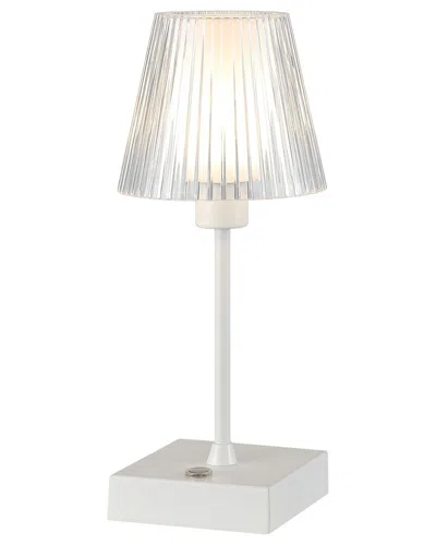 Jonathan Y Oscar Led Table Lamp In White