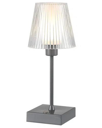 Jonathan Y Oscar Led Table Lamp In Gray