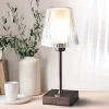 Jonathan Y Oscar Modern Industrial Rechargeable/cordless Iron/acrylic Integrated Portable Led Table In Oil Rubbed Bronze